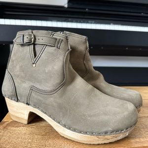 No. 6 Moto clog boots